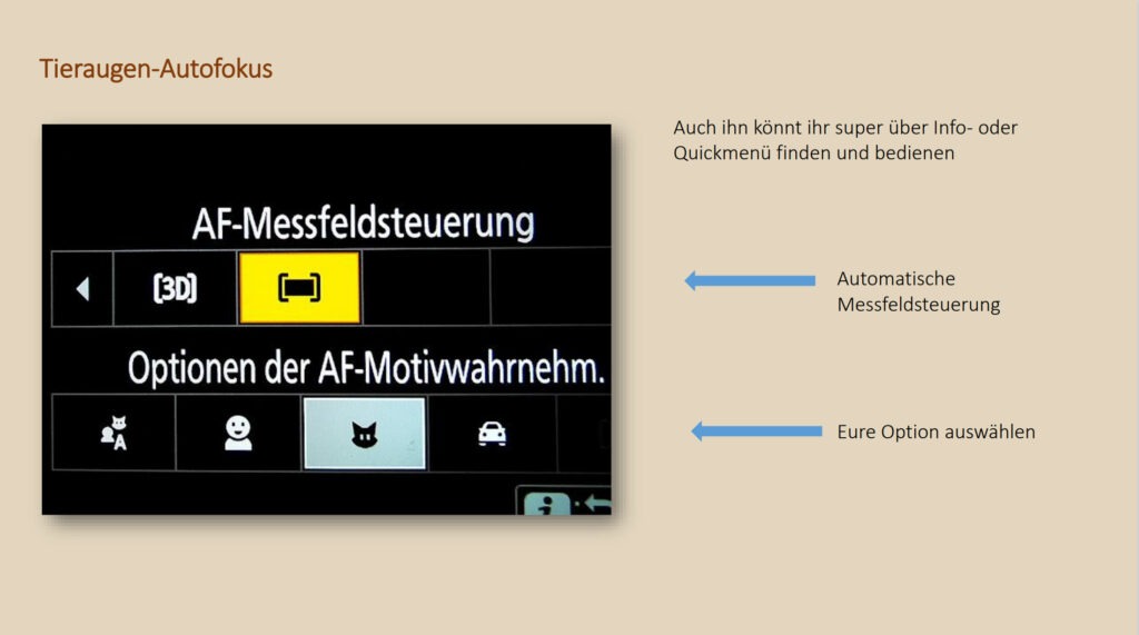 Tieraugenautofokus