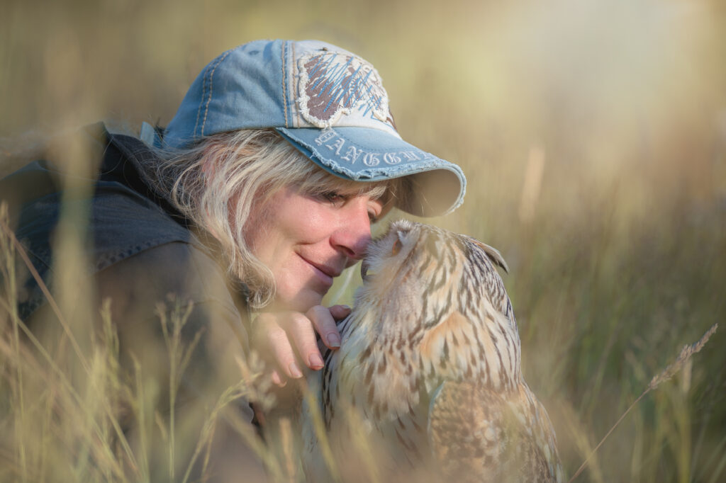 Tanja und Uhu