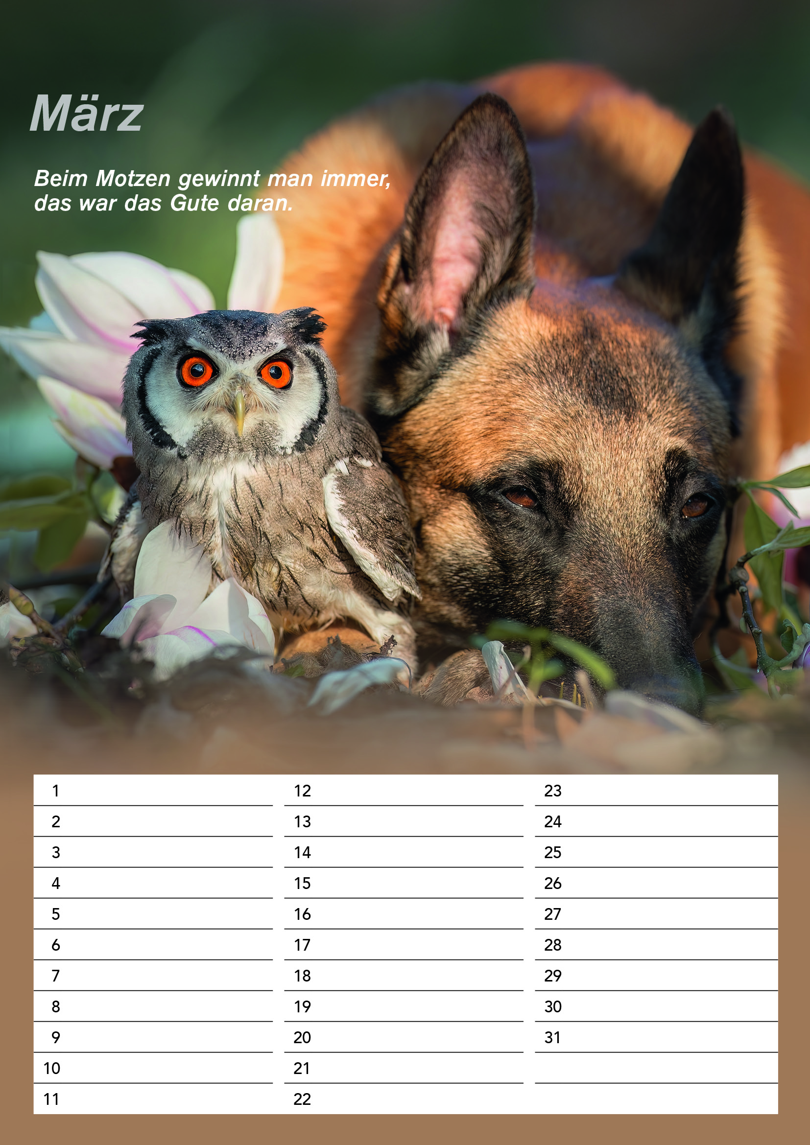Der DIN A4 Gandalf Geburtstags Dauerkalender – Bild 4