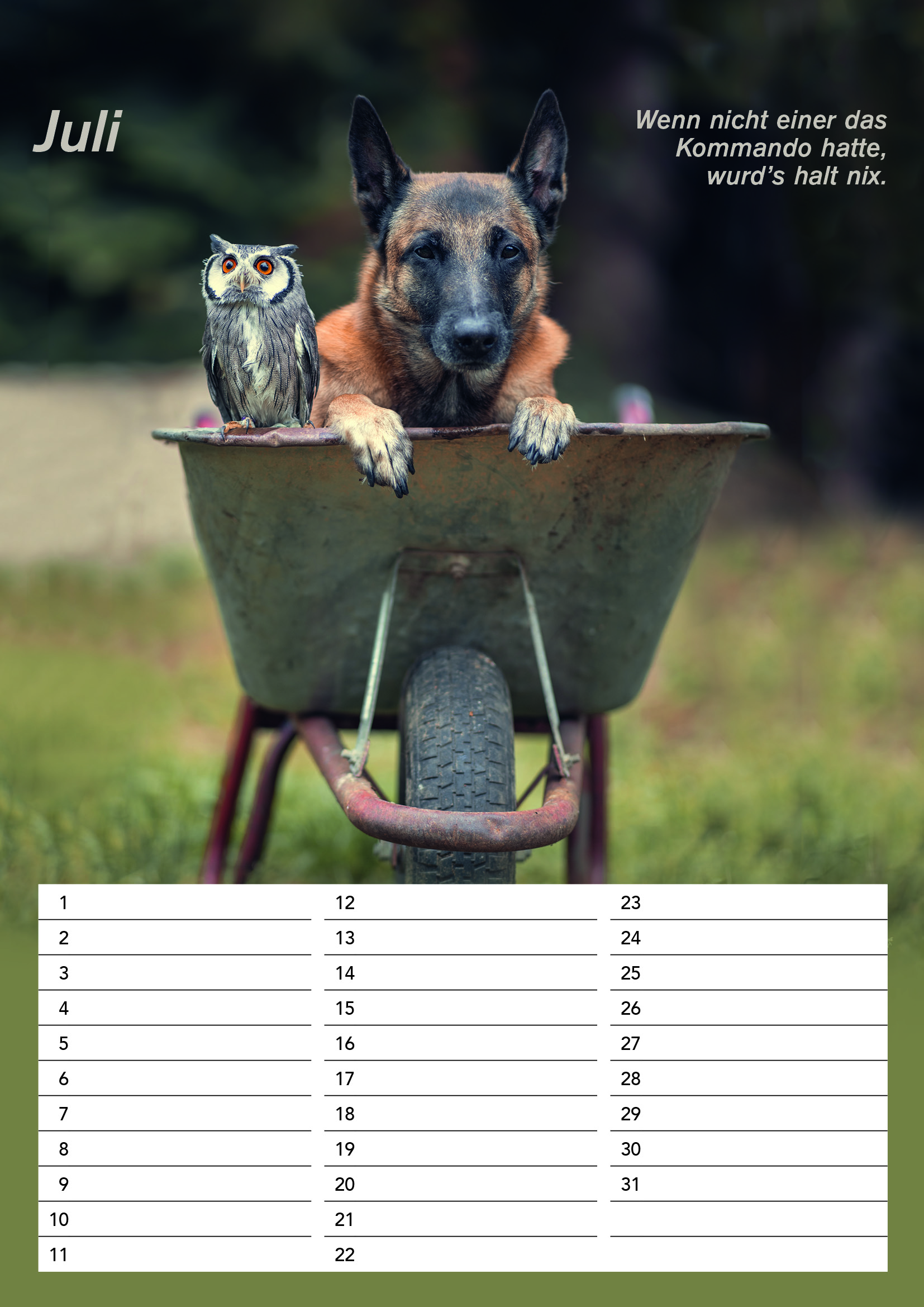 Der DIN A4 Gandalf Geburtstags Dauerkalender – Bild 8