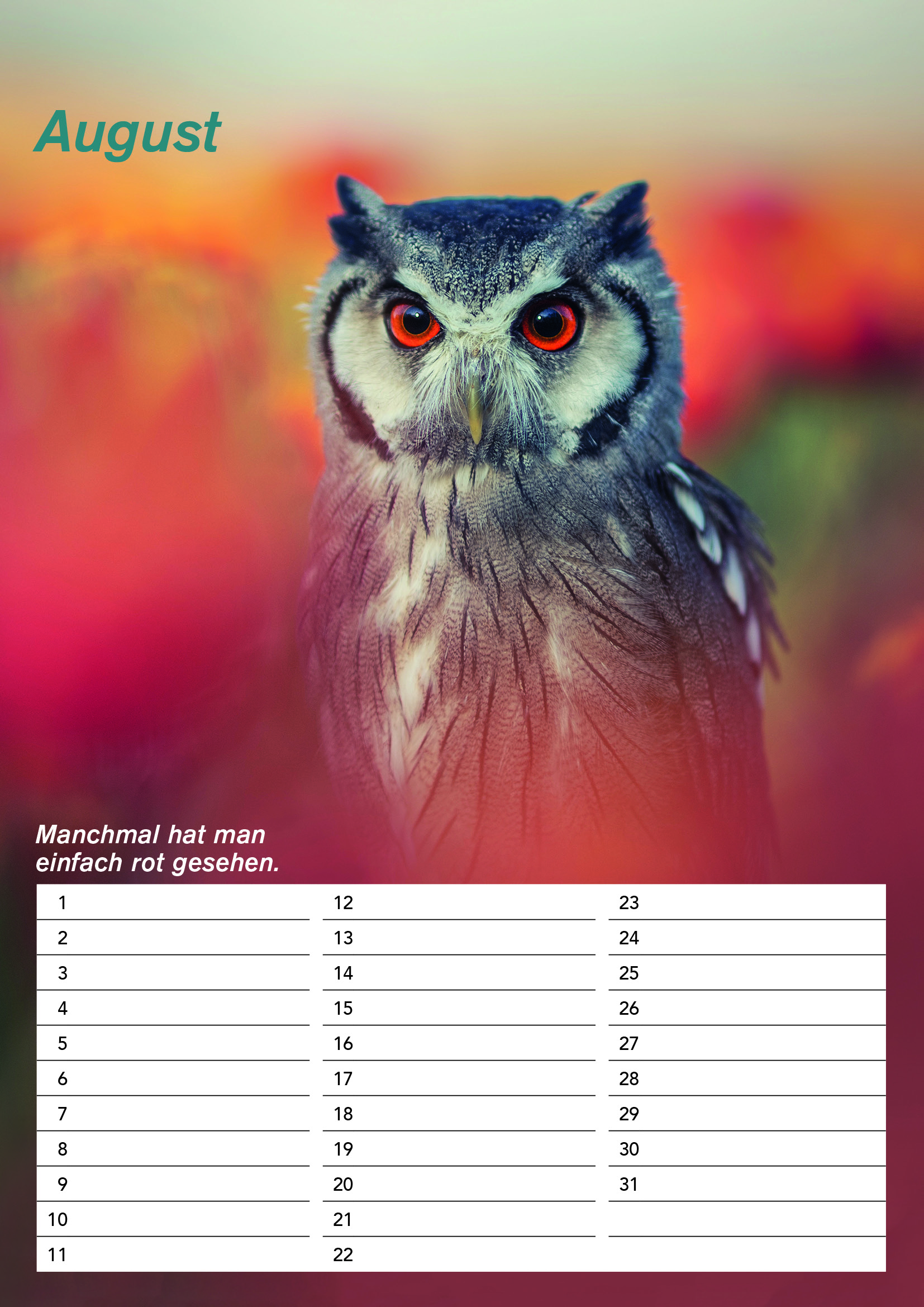 Der DIN A4 Gandalf Geburtstags Dauerkalender – Bild 9