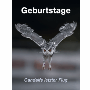 Der DIN A4 Gandalf Geburtstags Dauerkalender
