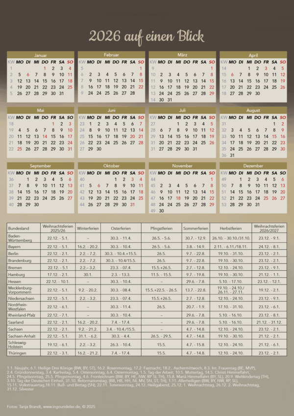 Kalender Ich seh aus, wie ich mich fühle – Bild 15