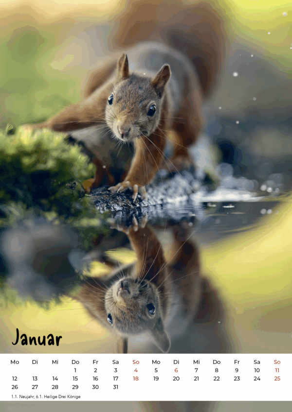 Kalender Wildlife 2026 – Bild 2